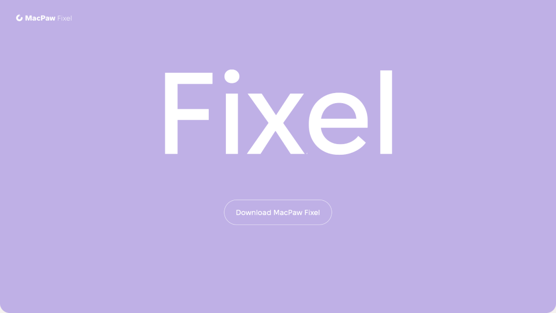Beispiel einer Fixel Display-Schriftart